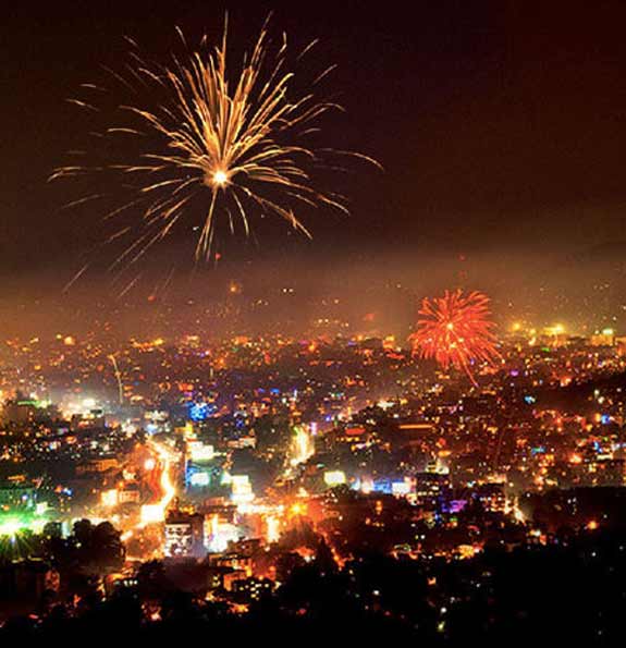 La fête de diwali au Rajasthan